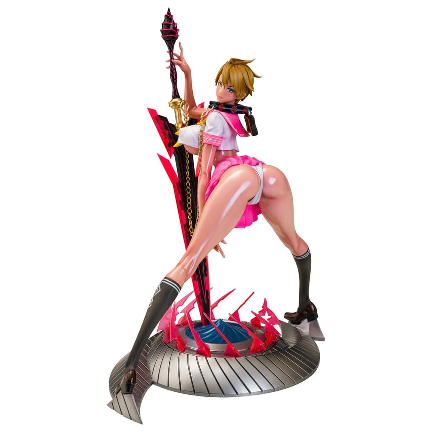 Original Character Mahou Shoujo Series Statue 1/6 Rui Asuka Pink Summer Sailor Ver. Illustration by Raita 29 cm product photo