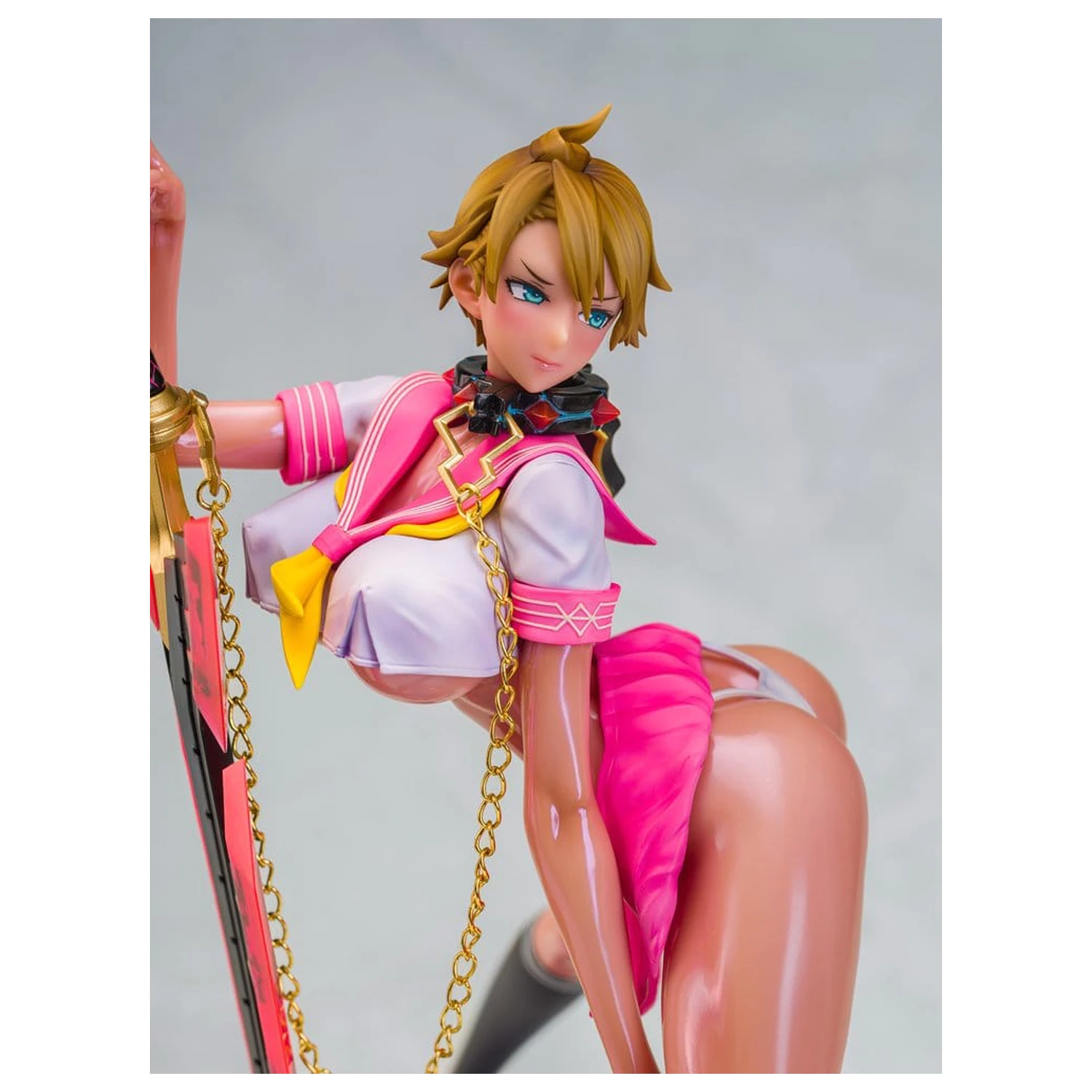 Original Character Mahou Shoujo Series Statue 1/6 Rui Asuka Pink Summer Sailor Ver. Illustration by Raita 29 cm product photo