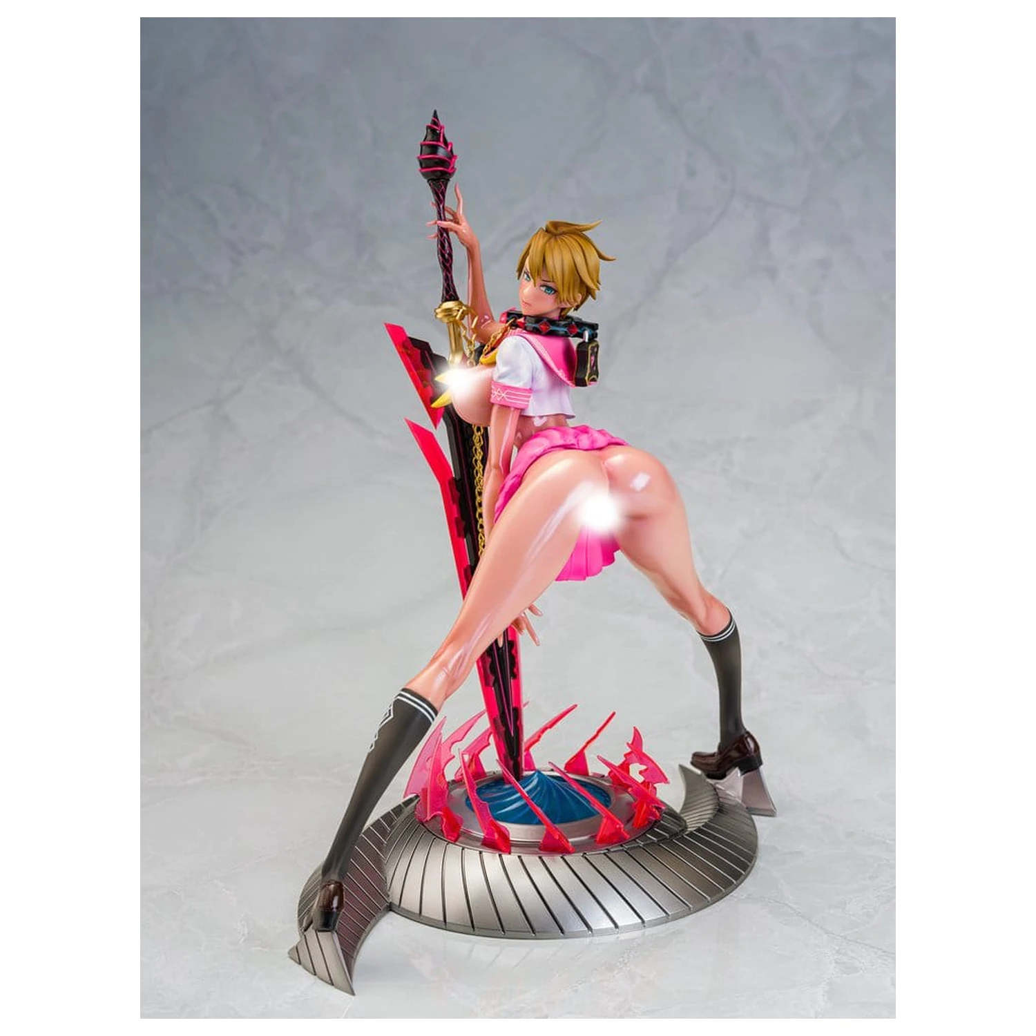 Original Character Mahou Shoujo Series Statue 1/6 Rui Asuka Pink Summer Sailor Ver. Illustration by Raita 29 cm product photo