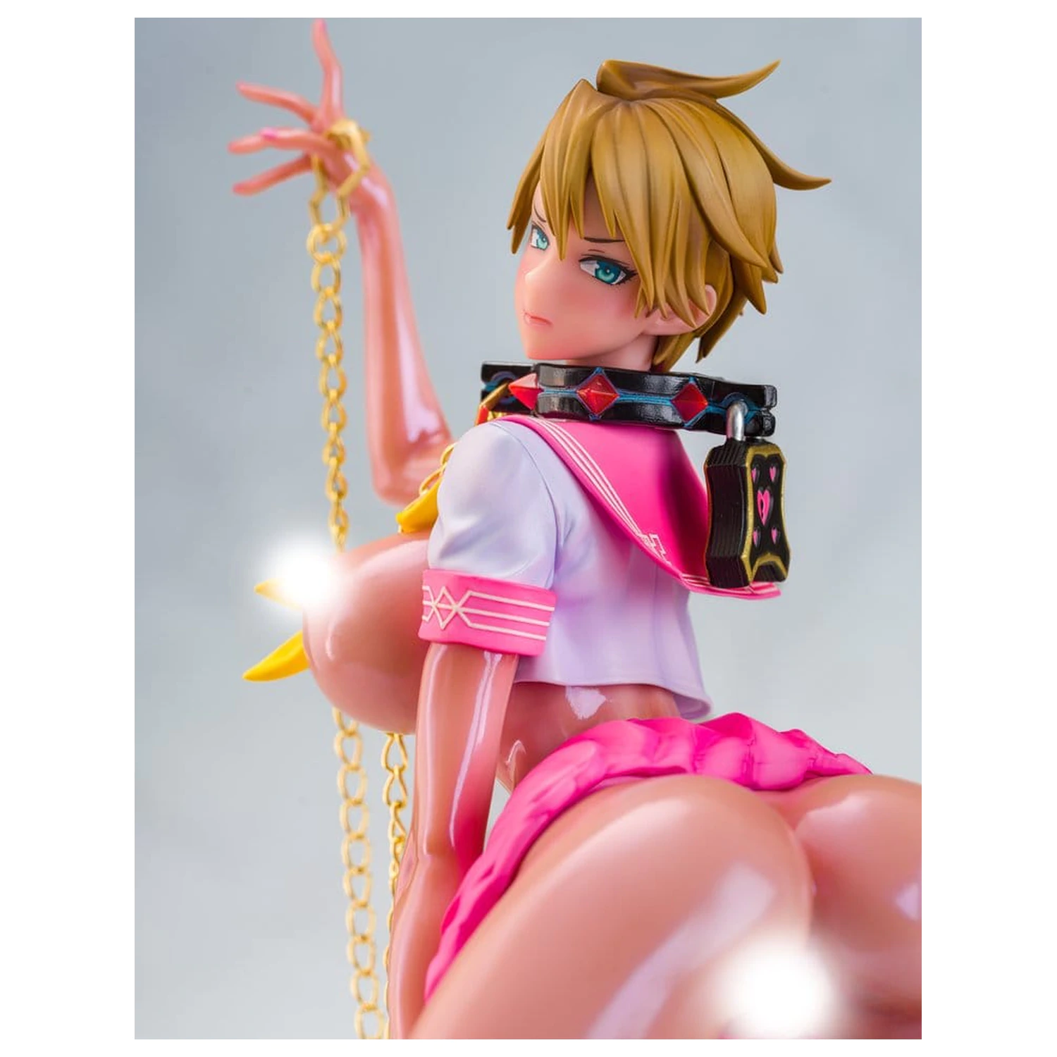 Original Character Mahou Shoujo Series Statue 1/6 Rui Asuka Pink Summer Sailor Ver. Illustration by Raita 29 cm product photo