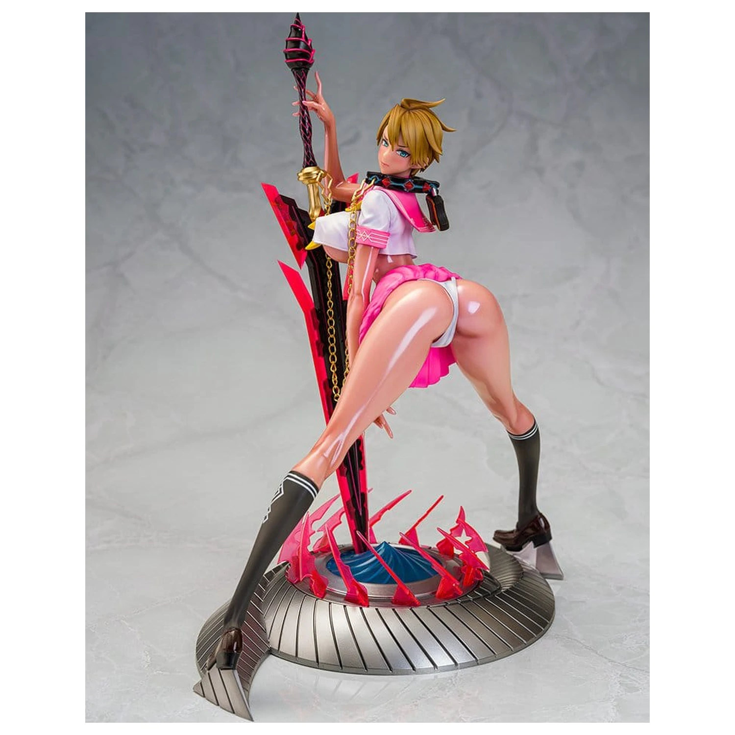 Original Character Mahou Shoujo Series Statue 1/6 Rui Asuka Pink Summer Sailor Ver. Illustration by Raita 29 cm product photo