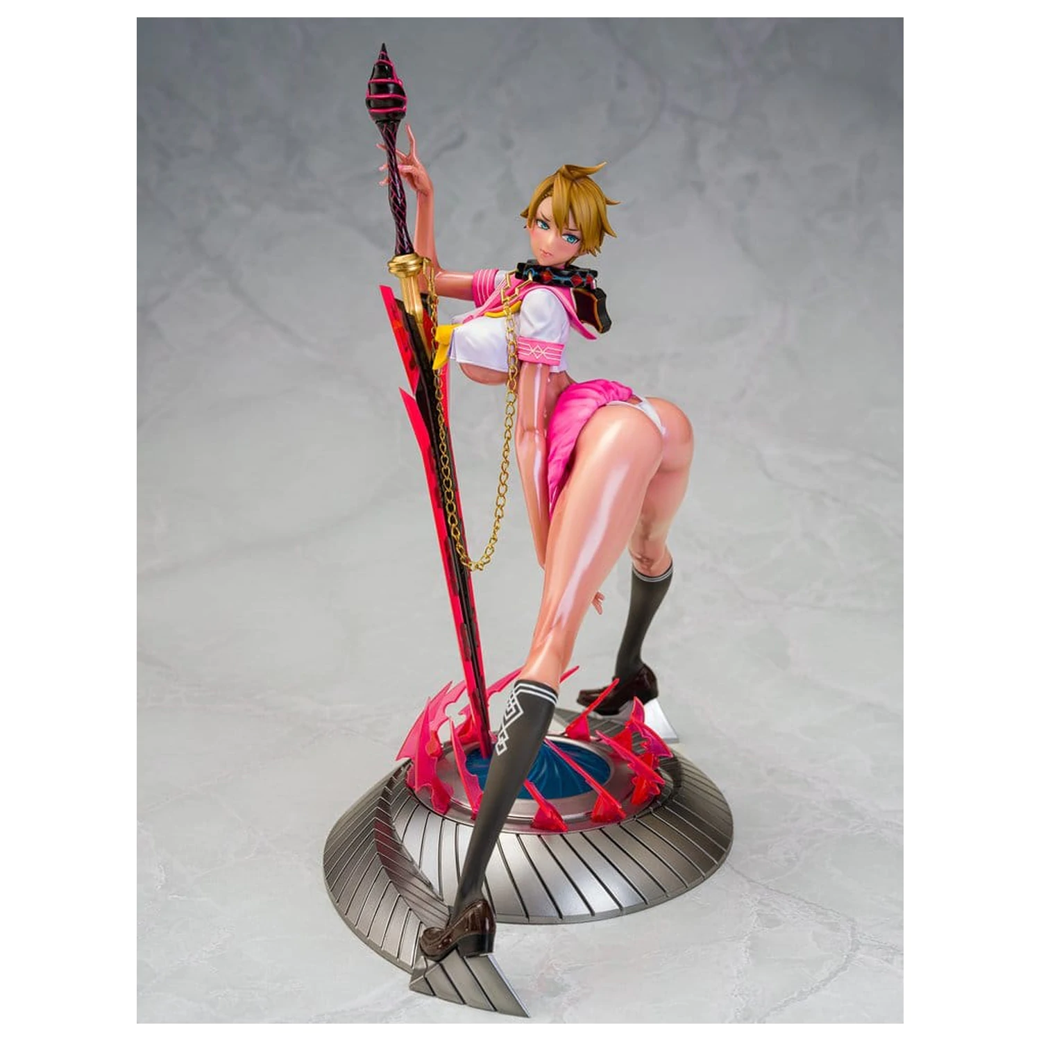 Original Character Mahou Shoujo Series Statue 1/6 Rui Asuka Pink Summer Sailor Ver. Illustration by Raita 29 cm product photo