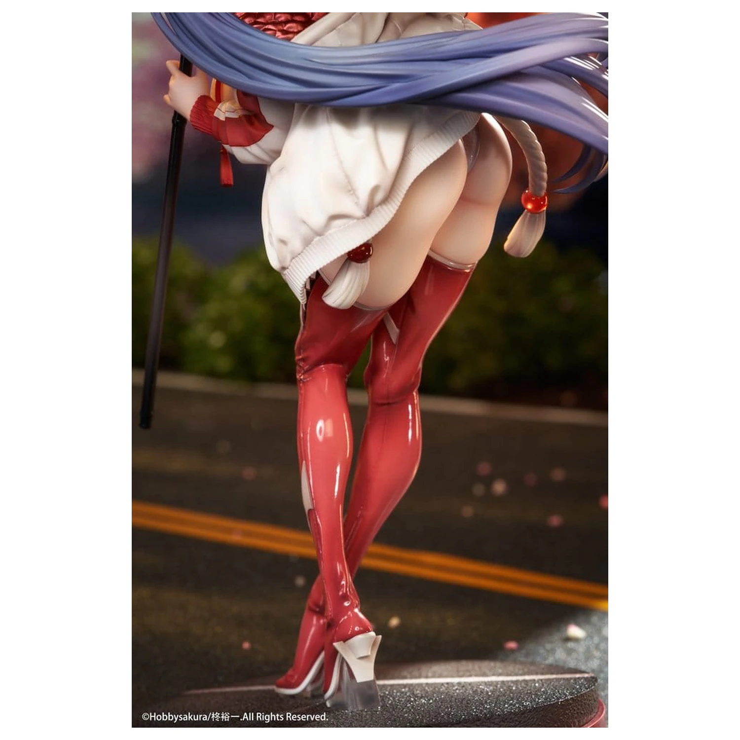 Original Character Miko Shoujo PVC Figure 1/7 Miko Race Queen Ver. 33 cm product photo