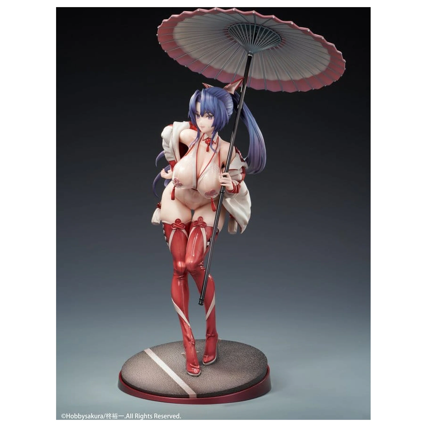 Original Character Miko Shoujo PVC Figure 1/7 Miko Race Queen Ver. 33 cm product photo