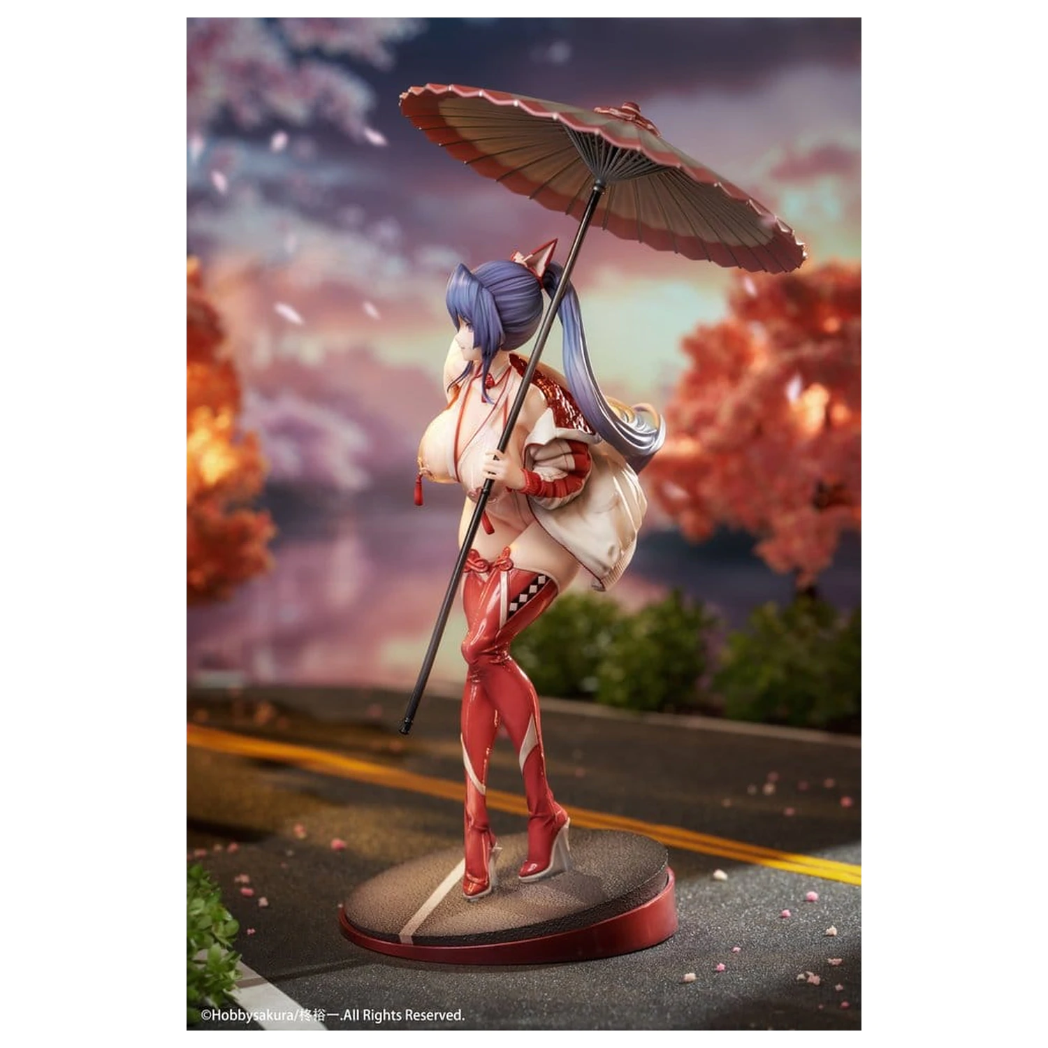 Original Character Miko Shoujo PVC Figure 1/7 Miko Race Queen Ver. Deluxe Edition 33 cm product photo