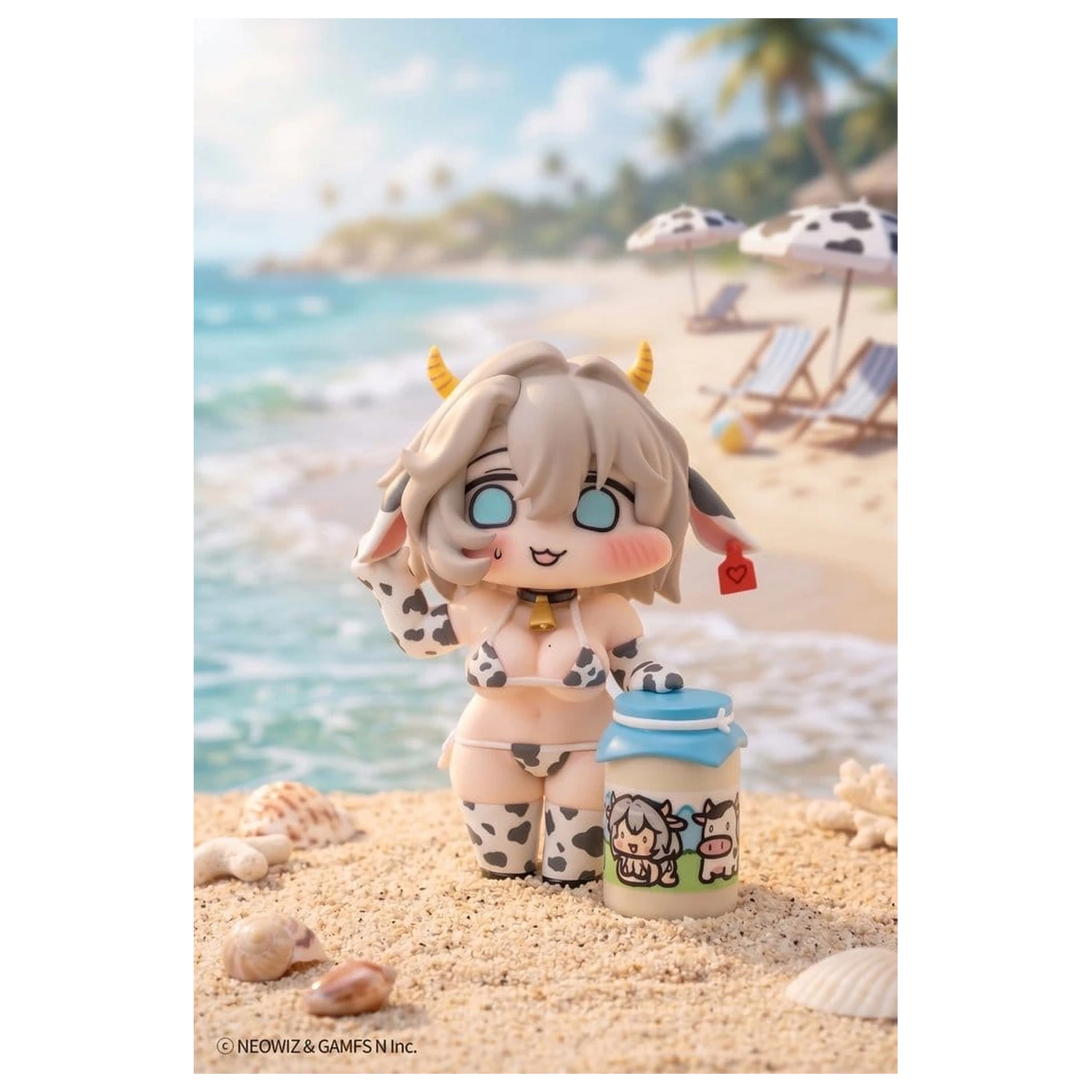 Original Character PVC Figure Milky Bikini Teresse-chan x illustration by JAZZ JACK 9 cm product photo