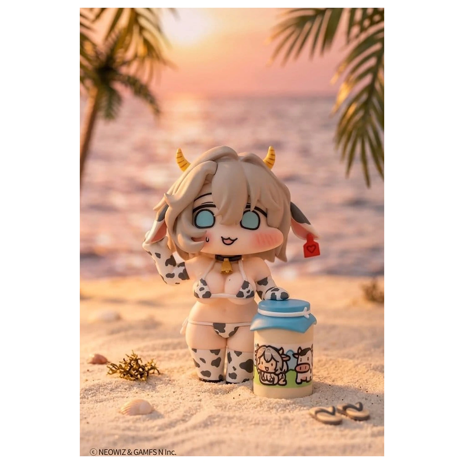 Original Character PVC Figure Milky Bikini Teresse-chan x illustration by JAZZ JACK 9 cm product photo