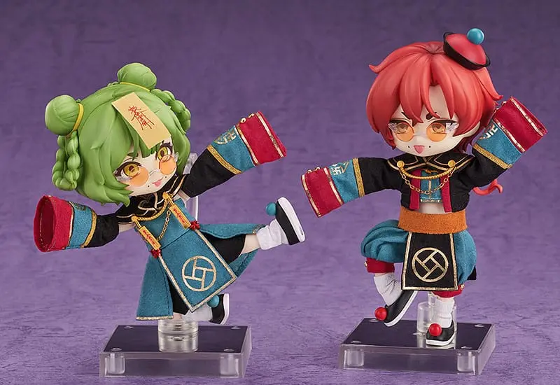 Original Character Nendoroid Doll Action Figure Chinese-Style Jiangshi Twins: Garlic 14 cm termékfotó