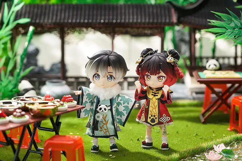 Original Character Nendoroid Doll Action Figure Chinese-Style Panda Hot Pot: Star Anise 14 cm termékfotó