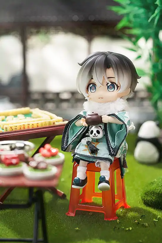 Original Character Nendoroid Doll Action Figure Chinese-Style Panda Mahjong: Laurier 14 cm termékfotó