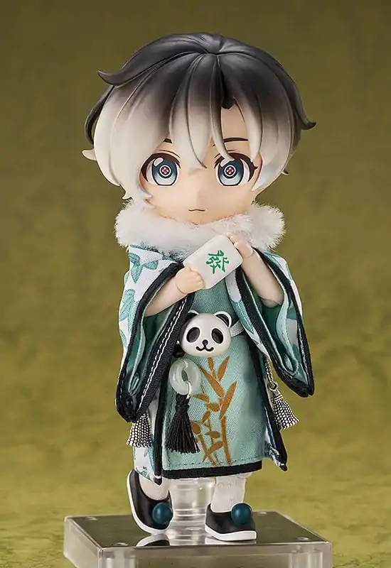 Original Character Nendoroid Doll Action Figure Chinese-Style Panda Mahjong: Laurier 14 cm termékfotó