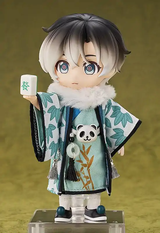 Original Character Nendoroid Doll Action Figure Chinese-Style Panda Mahjong: Laurier 14 cm termékfotó