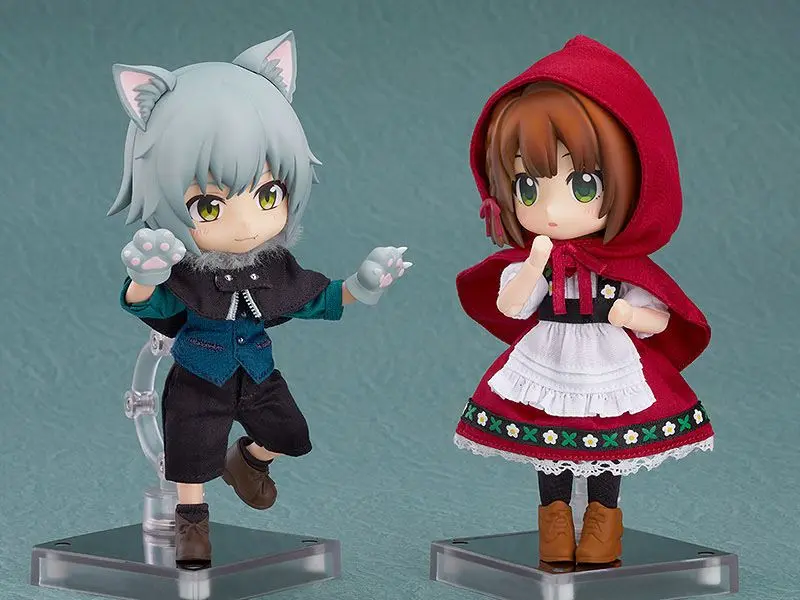 Original Character Nendoroid Doll Action Figure Wolf: Ash 14 cm product photo