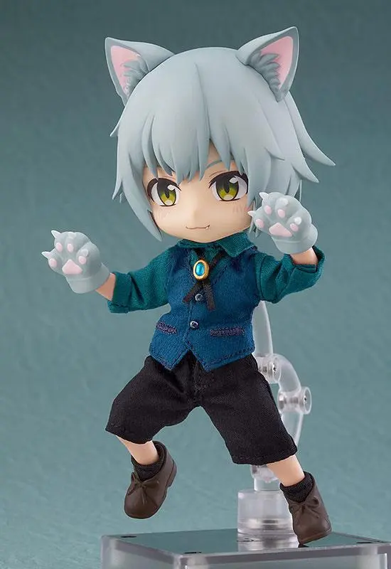 Original Character Nendoroid Doll Action Figure Wolf: Ash 14 cm product photo