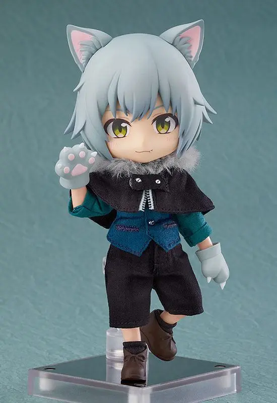 Original Character Nendoroid Doll Action Figure Wolf: Ash 14 cm product photo