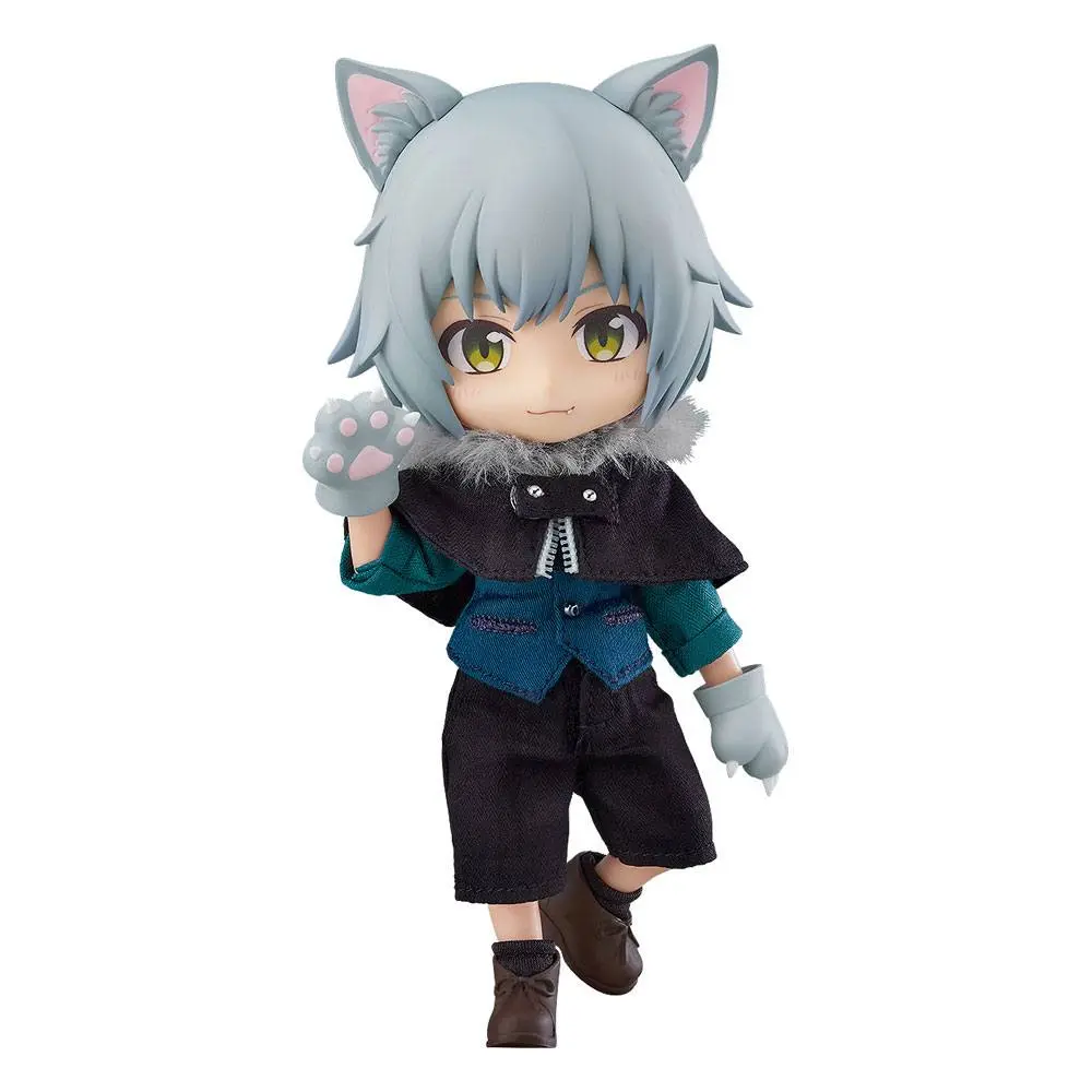 Original Character Nendoroid Doll Action Figure Wolf: Ash 14 cm product photo