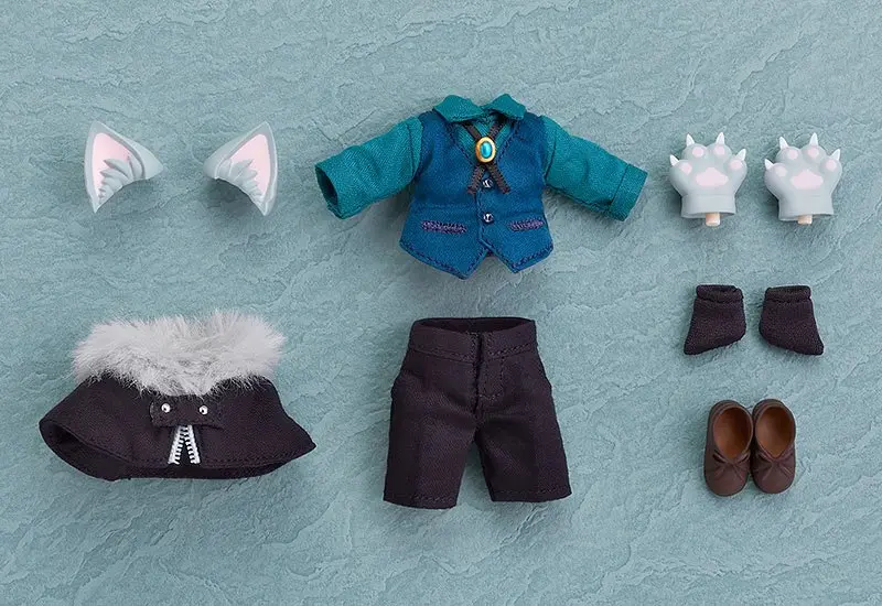 Original Character Nendoroid Doll Action Figure Wolf: Ash 14 cm product photo
