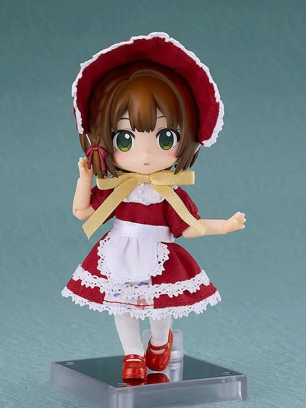 Original Character Nendoroid Doll Figures Outfit Set: Old-Fashioned Dress (Red) product photo