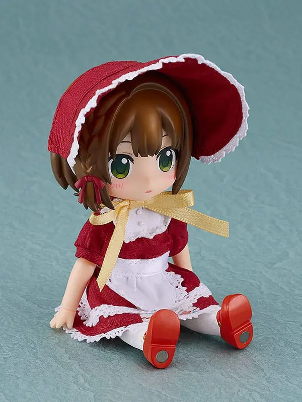 Original Character Nendoroid Doll Figures Outfit Set: Old-Fashioned Dress (Red) product photo