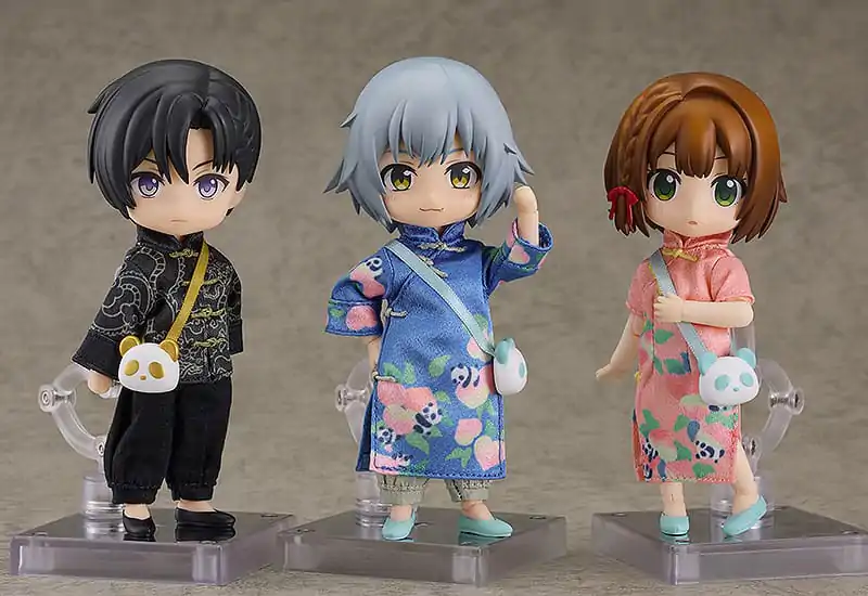 Original Character Accessories for Nendoroid Doll Figures Outfit Set: Short Length Chinese Outfit (Panda) product photo