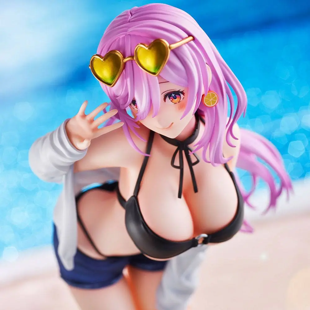 Original Character PVC Statue Nishizawa 5 Illustration Thirty Eco 27 cm product photo