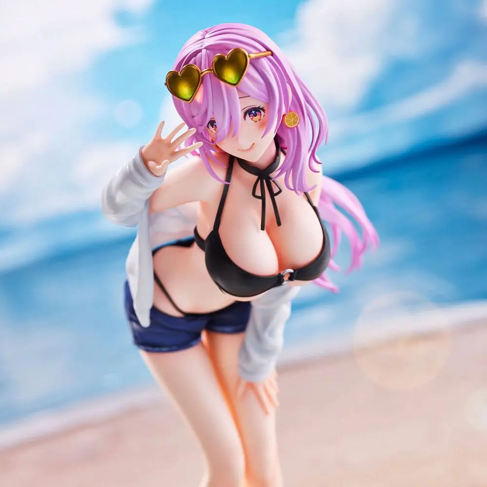 Original Character PVC Statue Nishizawa 5 Illustration Thirty Eco 27 cm product photo