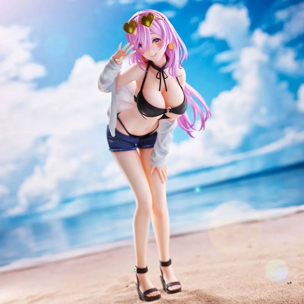 Original Character PVC Statue Nishizawa 5 Illustration Thirty Eco 27 cm product photo
