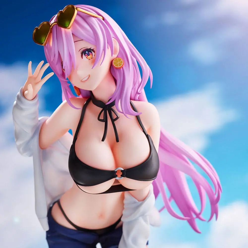 Original Character PVC Statue Nishizawa 5 Illustration Thirty Eco 27 cm product photo