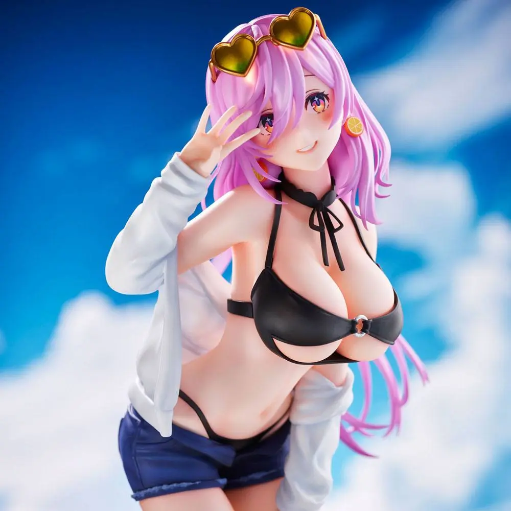 Original Character PVC Statue Nishizawa 5 Illustration Thirty Eco 27 cm product photo