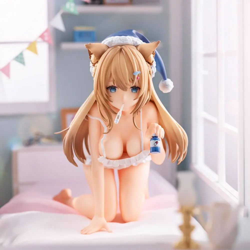 Original Character PVC Statue Onetsuneko Colon-chan Illustration by Necomi 15 cm product photo