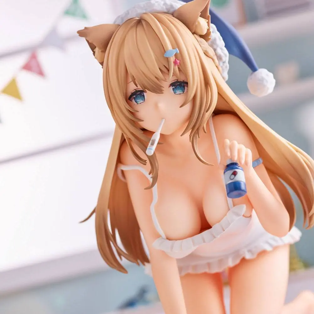 Original Character PVC Statue Onetsuneko Colon-chan Illustration by Necomi 15 cm product photo