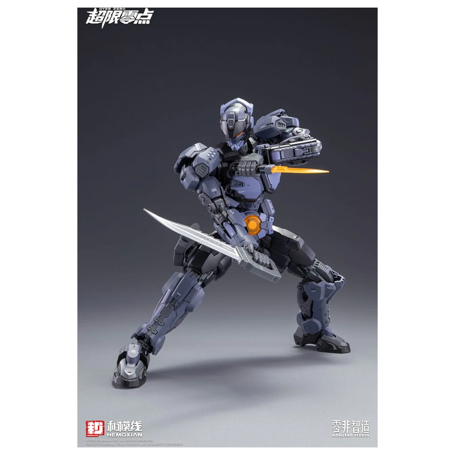 Original Character Over Zero Series Model Kit 1/10 Baki 21 cm      product photo