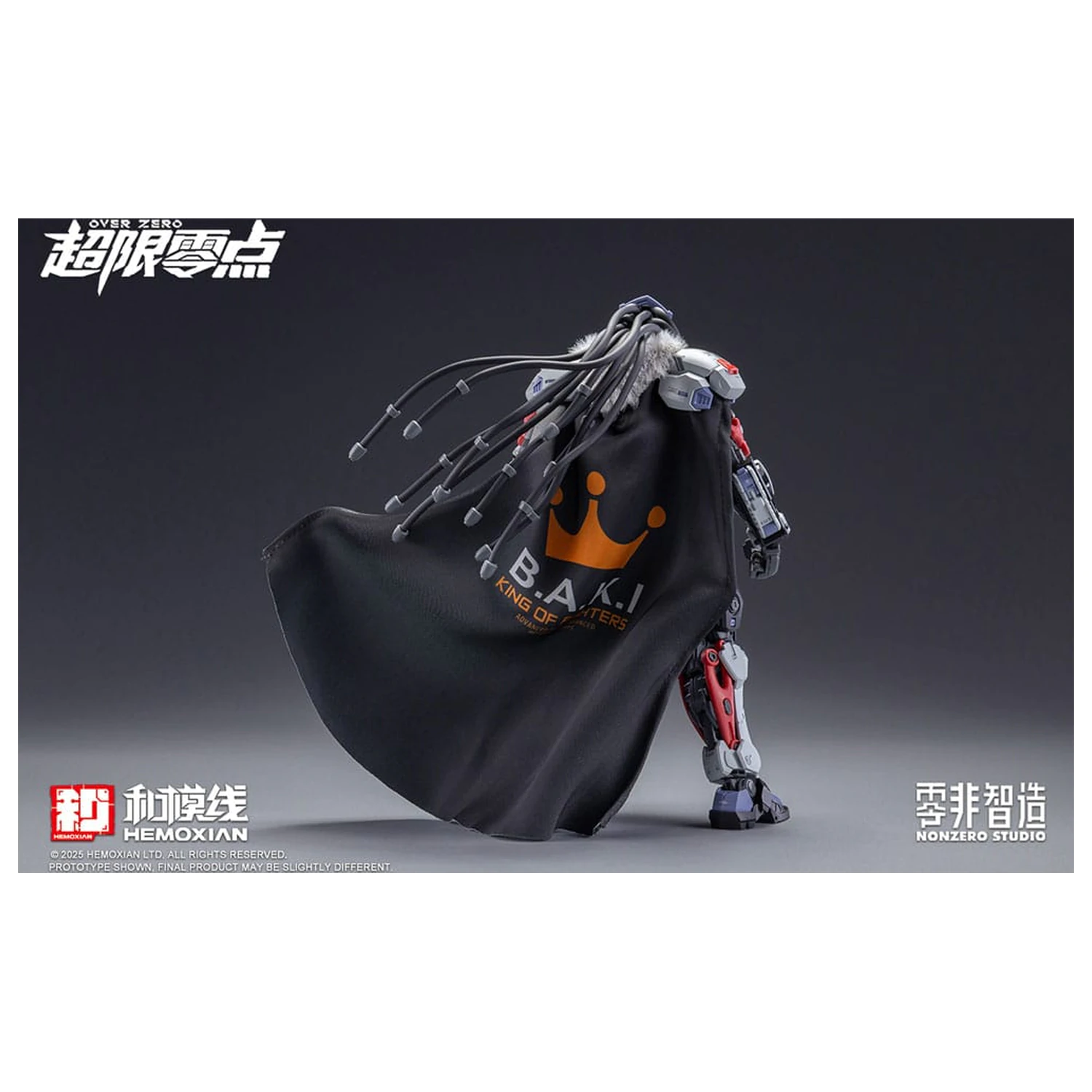 Original Character Over Zero Series Model Kit 1/10 Baki 21 cm      product photo