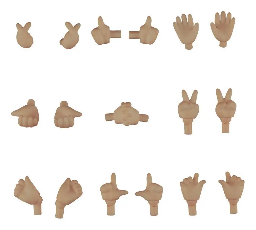Original Character Parts for Nendoroid Doll Figures Hand Parts Set 02 (Cinnamon) product photo