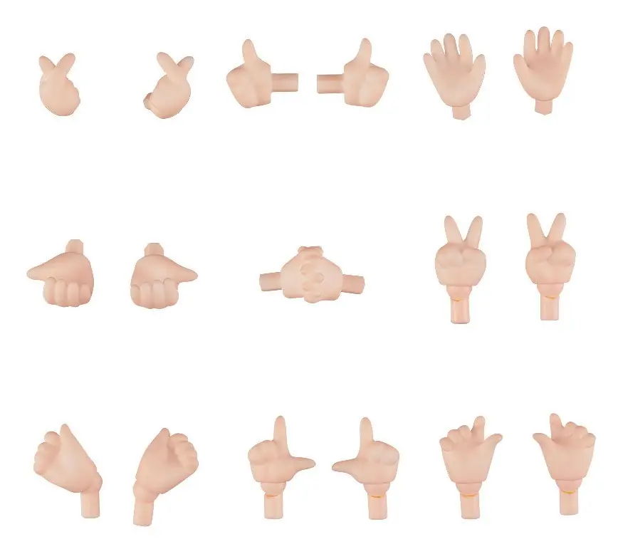 Original Character Parts for Nendoroid Doll Figures Hand Parts Set 02 (Cream) product photo