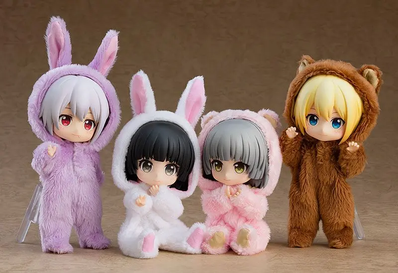 Original Character Parts for Nendoroid Doll Figures Kigurumi Pajamas (Bear - Pink) product photo