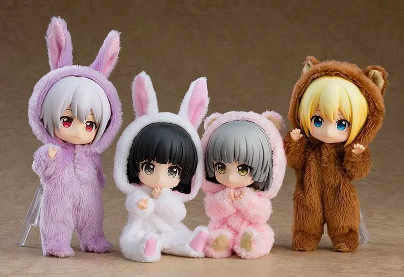 Original Character Parts for Nendoroid Doll Figures Kigurumi Pajamas (Rabbit - Purple) product photo