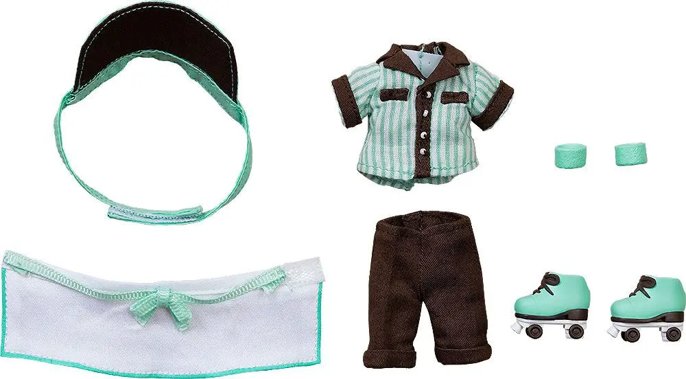 Original Character Parts for Nendoroid Doll Figures Outfit Set: Diner - Boy (Green) product photo