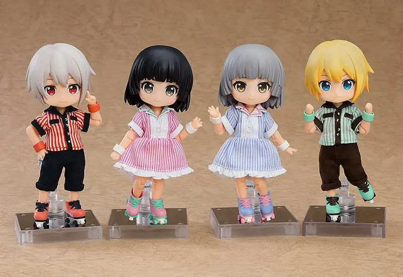 Original Character Parts for Nendoroid Doll Figures Outfit Set: Diner - Boy (Green) product photo