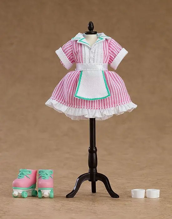 Original Character Parts for Nendoroid Doll Figures Outfit Set: Diner - Girl (Pink) product photo