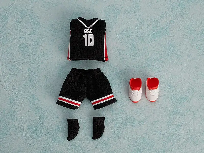Original Character Parts for Nendoroid Doll Figures Outfit Set: Basketball Uniform (Black) product photo