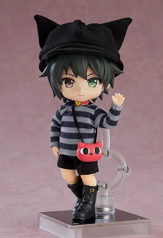 Original Character Parts for Nendoroid Doll Figures Outfit Set: Cat-Themed Outfit (Gray) product photo