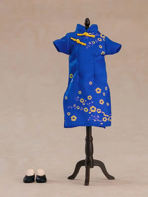 Original Character Parts for Nendoroid Doll Figures Outfit Set: Chinese Dress (Blue) product photo