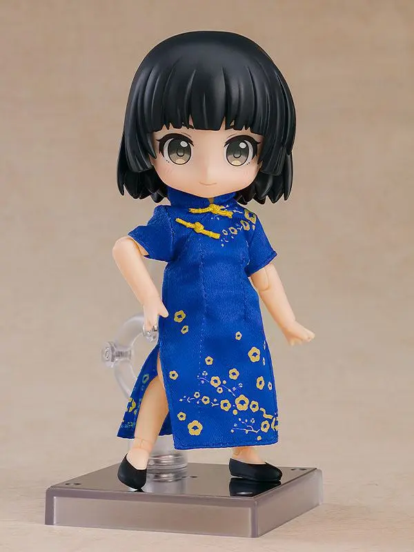 Original Character Parts for Nendoroid Doll Figures Outfit Set: Chinese Dress (Blue) product photo