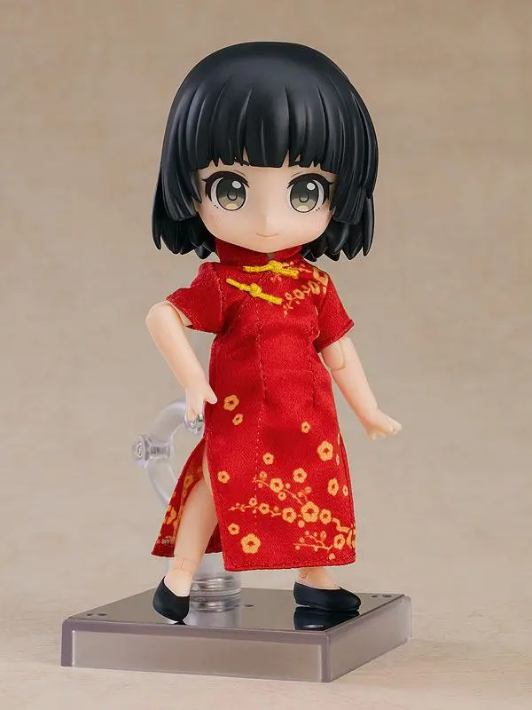Original Character Parts for Nendoroid Doll Figures Outfit Set: Chinese Dress (Red) product photo