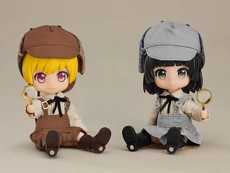 Original Character Parts for Nendoroid Doll Figures Outfit Set Detective - Boy (Brown) termékfotó