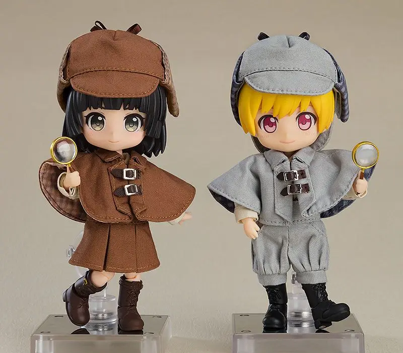 Original Character Parts for Nendoroid Doll Figures Outfit Set Detective - Boy (Gray) termékfotó