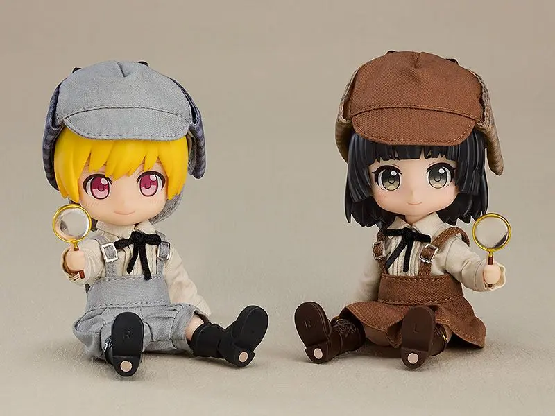 Original Character Parts for Nendoroid Doll Figures Outfit Set Detective - Girl (Brown) termékfotó