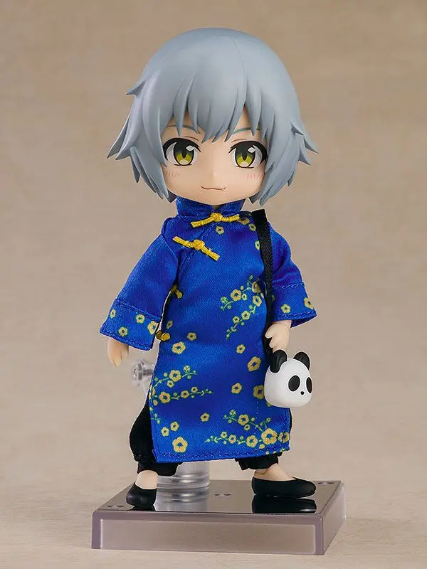 Original Character Parts for Nendoroid Doll Figures Outfit Set: Long Length Chinese Outfit (Blue) termékfotó