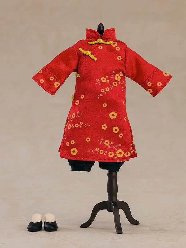 Original Character Parts for Nendoroid Doll Figures Outfit Set: Long Length Chinese Outfit (Red) product photo